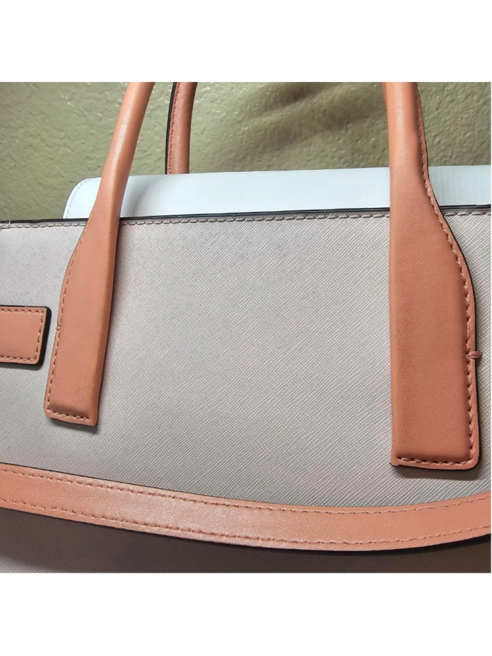 Michael Kors Tri-Color Leather Satchel Crossbody Bag
